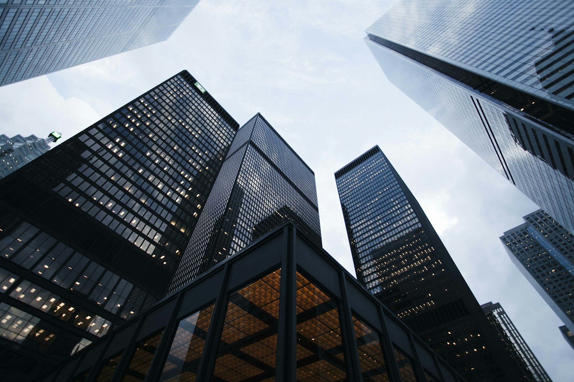 Modern high-rise building exterior